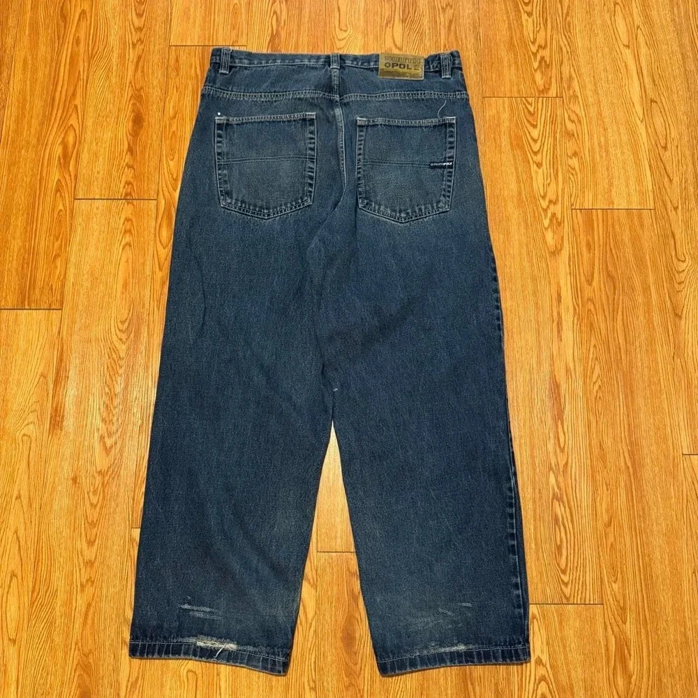 SouthPole Men's Jeans Size 38 Baggy Y2K Skater Wide Leg Blue